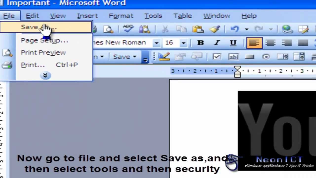password protect a file in microsoft word for mac 2011